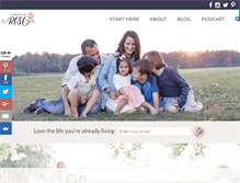 Tablet Screenshot of houseofroseblog.com